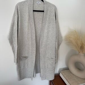 Reitmans Light Gray Knit Cardigan